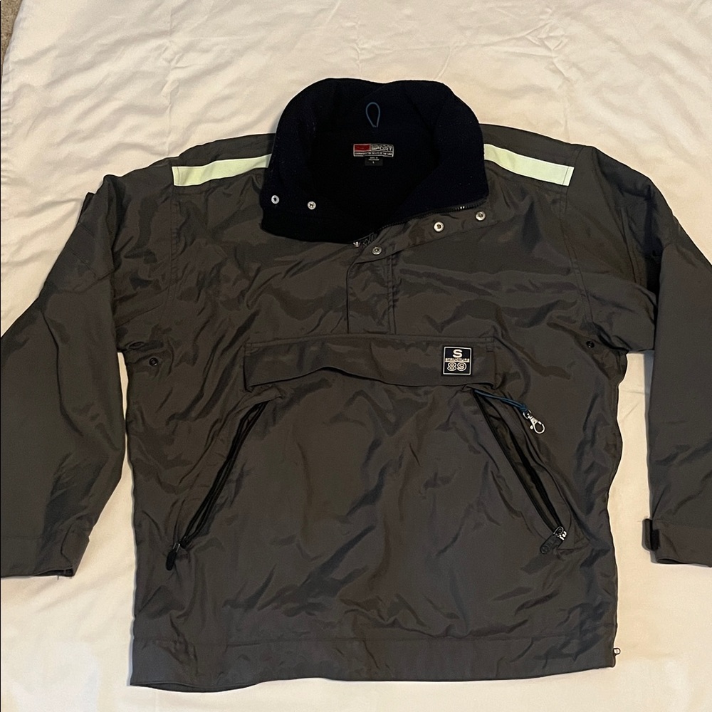 Structure Dark Gray Snowboard jacket with Black Accents